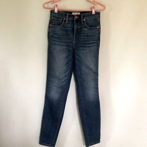 Madewell 10” high-rise skinny jeans